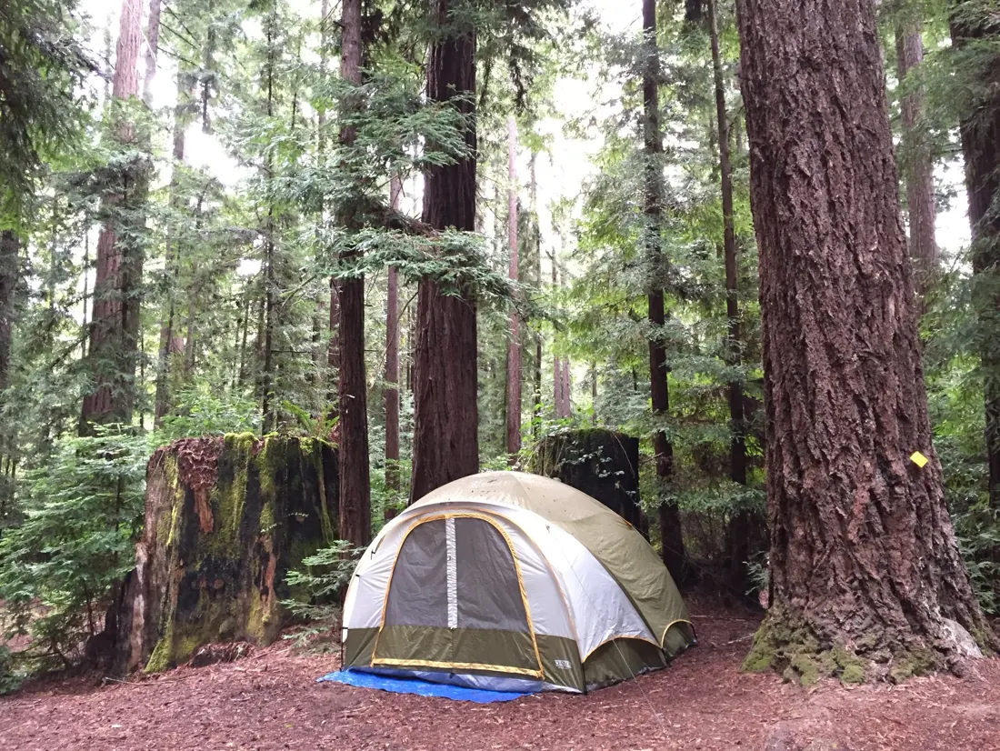 Tent camping